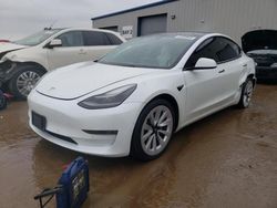 Salvage cars for sale at Elgin, IL auction: 2022 Tesla Model 3