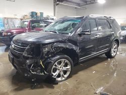 Salvage cars for sale at Elgin, IL auction: 2015 Ford Explorer Limited