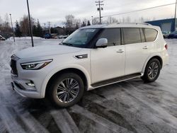 Salvage cars for sale at Anchorage, AK auction: 2022 Infiniti QX80 Luxe