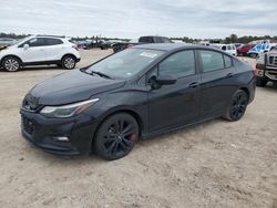 Salvage cars for sale at Houston, TX auction: 2017 Chevrolet Cruze LT