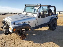 Salvage cars for sale at San Antonio, TX auction: 2005 Jeep Wrangler / TJ Unlimited Rubicon