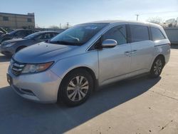 Salvage cars for sale from Copart Wilmer, TX: 2015 Honda Odyssey EXL