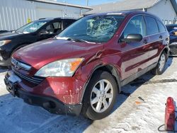 Salvage cars for sale at Pekin, IL auction: 2008 Honda CR-V EX