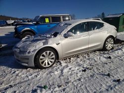 Salvage cars for sale at West Warren, MA auction: 2018 Tesla Model 3