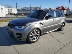 Salvage cars for sale at Sacramento, CA auction: 2015 Land Rover Range Rover Sport Autobiography