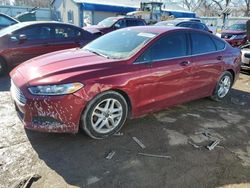 Salvage cars for sale at Wichita, KS auction: 2016 Ford Fusion SE