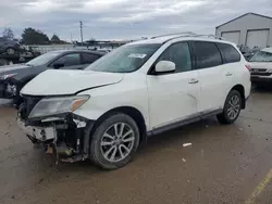 Salvage cars for sale at Nampa, ID auction: 2016 Nissan Pathfinder S