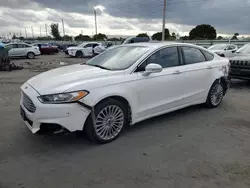 Salvage cars for sale from Copart Miami, FL: 2016 Ford Fusion Titanium