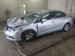 Honda salvage cars for sale: 2013 Honda Civic LX