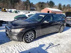 Salvage cars for sale from Copart Mendon, MA: 2014 Infiniti Q50 Base