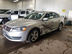 Volkswagen salvage cars for sale: 2012 Volkswagen Passat SE