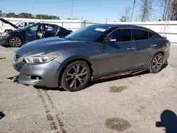 Salvage cars for sale at Dunn, NC auction: 2016 Nissan Maxima 3.5S