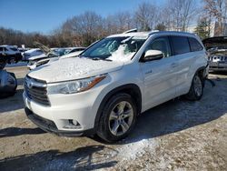 Toyota Highlander Vehiculos salvage en venta: 2015 Toyota Highlander Hybrid Limited