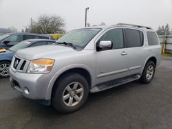 Salvage cars for sale at Woodburn, OR auction: 2008 Nissan Armada SE