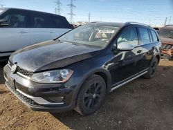 Volkswagen salvage cars for sale: 2017 Volkswagen Golf Alltrack S