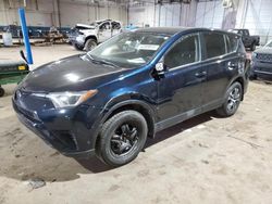 Salvage cars for sale at Woodhaven, MI auction: 2017 Toyota Rav4 LE