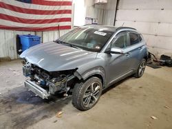 Salvage cars for sale from Copart Lyman, ME: 2018 Hyundai Kona Ultimate