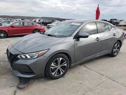 Salvage cars for sale at Grand Prairie, TX auction: 2021 Nissan Sentra SV