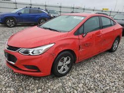 Salvage cars for sale at Cahokia Heights, IL auction: 2018 Chevrolet Cruze LS