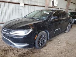 Salvage cars for sale at Houston, TX auction: 2016 Chrysler 200 Limited