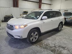 Salvage cars for sale from Copart Albany, NY: 2012 Toyota Highlander Limited