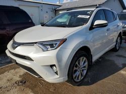 Salvage cars for sale at Pekin, IL auction: 2017 Toyota Rav4 Limited