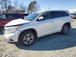 Toyota Highlander salvage cars for sale: 2014 Toyota Highlander LE