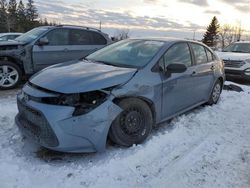 Salvage cars for sale from Copart Ontario Auction, ON: 2022 Toyota Corolla LE