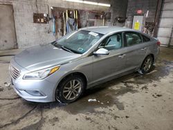 Salvage cars for sale at Angola, NY auction: 2016 Hyundai Sonata SE