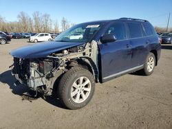 Vehiculos salvage en venta de Copart Portland, OR: 2013 Toyota Highlander Base