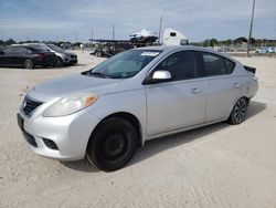 Salvage cars for sale at West Palm Beach, FL auction: 2012 Nissan Versa S