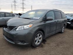 Salvage cars for sale at Elgin, IL auction: 2014 Toyota Sienna LE