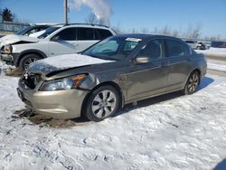 Salvage cars for sale at Dyer, IN auction: 2010 Honda Accord EXL