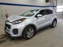 KIA Vehiculos salvage en venta: 2017 KIA Sportage LX