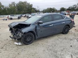 Salvage cars for sale at Ocala, FL auction: 2013 Nissan Sentra S