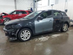 Salvage cars for sale at Ham Lake, MN auction: 2012 Mazda 3 I