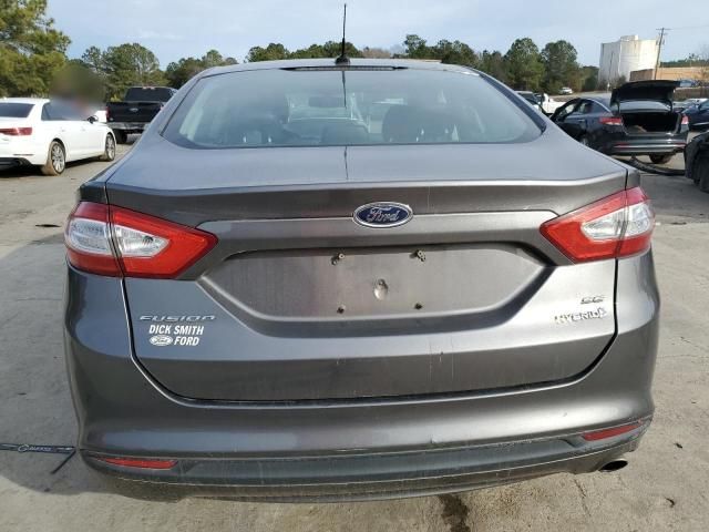 2013 Ford Fusion SE Hybrid