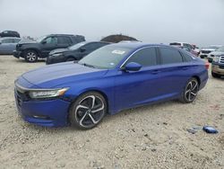 Salvage cars for sale at Taylor, TX auction: 2018 Honda Accord Sport