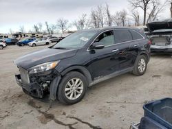 Salvage cars for sale at Bridgeton, MO auction: 2017 KIA Sorento LX