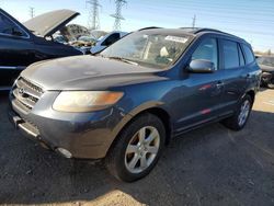 Salvage cars for sale at Elgin, IL auction: 2007 Hyundai Santa FE SE