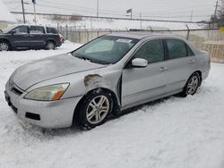 2007 Honda Accord EX en venta en Northfield, OH