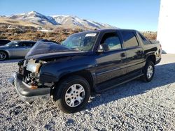 Salvage trucks for sale at Reno, NV auction: 2004 Chevrolet Avalanche K1500