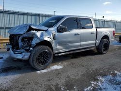 Salvage cars for sale at Dyer, IN auction: 2021 Ford F150 Supercrew