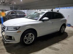 Salvage cars for sale at Candia, NH auction: 2018 Audi Q5 Premium