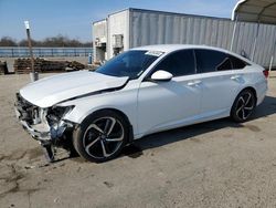 Salvage cars for sale at Fresno, CA auction: 2018 Honda Accord Sport