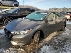 Nissan salvage cars for sale: 2021 Nissan Sentra SV