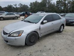 Salvage cars for sale at Ocala, FL auction: 2003 Honda Accord LX