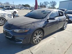 Carros salvage a la venta en subasta: 2017 Chevrolet Malibu Premier