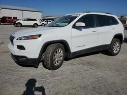 Salvage cars for sale at Tulsa, OK auction: 2016 Jeep Cherokee Latitude