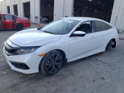 Salvage cars for sale at Jacksonville, FL auction: 2021 Honda Civic Sport